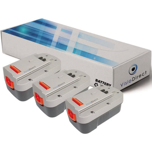 Lot de 3 batteries rechargeables proposant une alimentation de l'appareil compatible