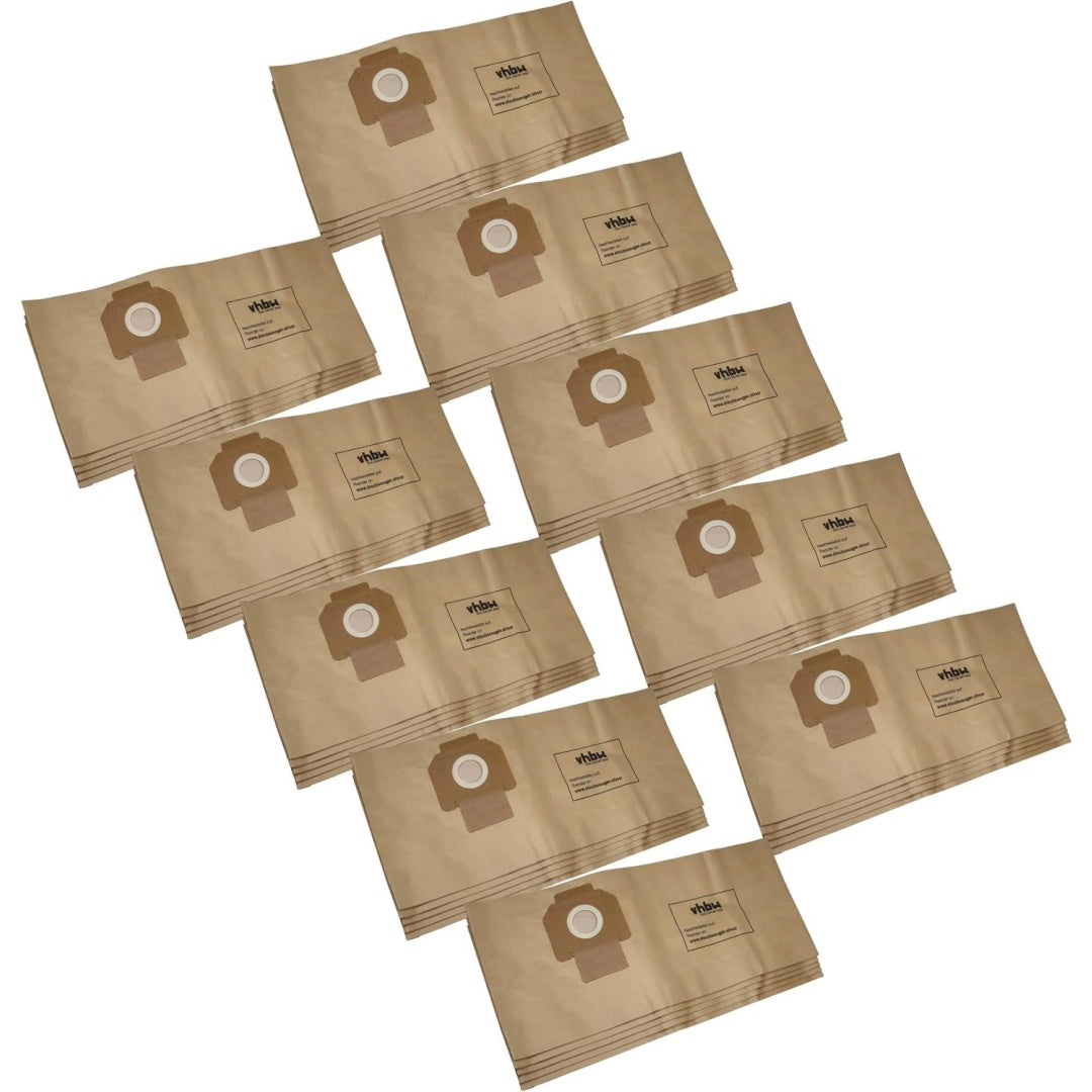 Lot de 50 sacs de collecte alliant une retenue des dechets aspires et un remplacement du collecteur
