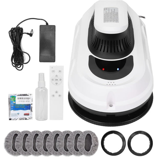 Ce robot lave vitres combine une commande a distance et le deplacement sur la vitre