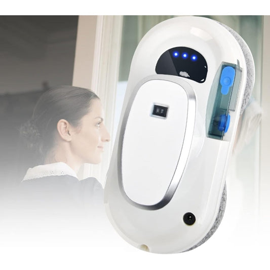 Robot pour surfaces vitrees avec une commande a distance