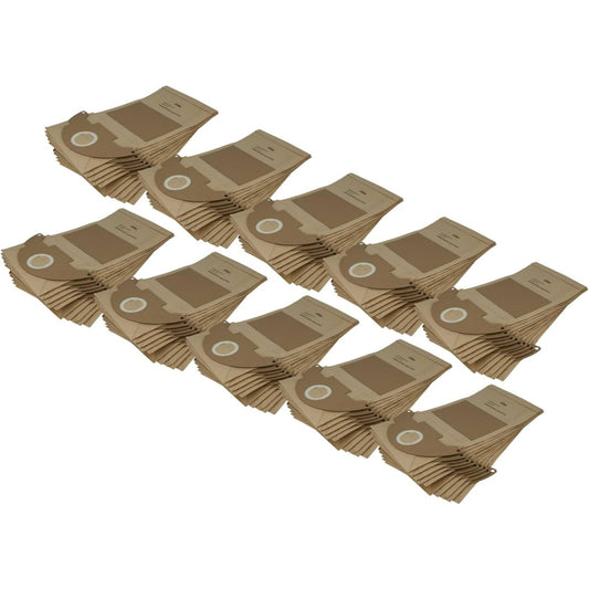 Lot de 100 sacs de collecte, coloris beige et rouge, avec la collecte des dechets aspires