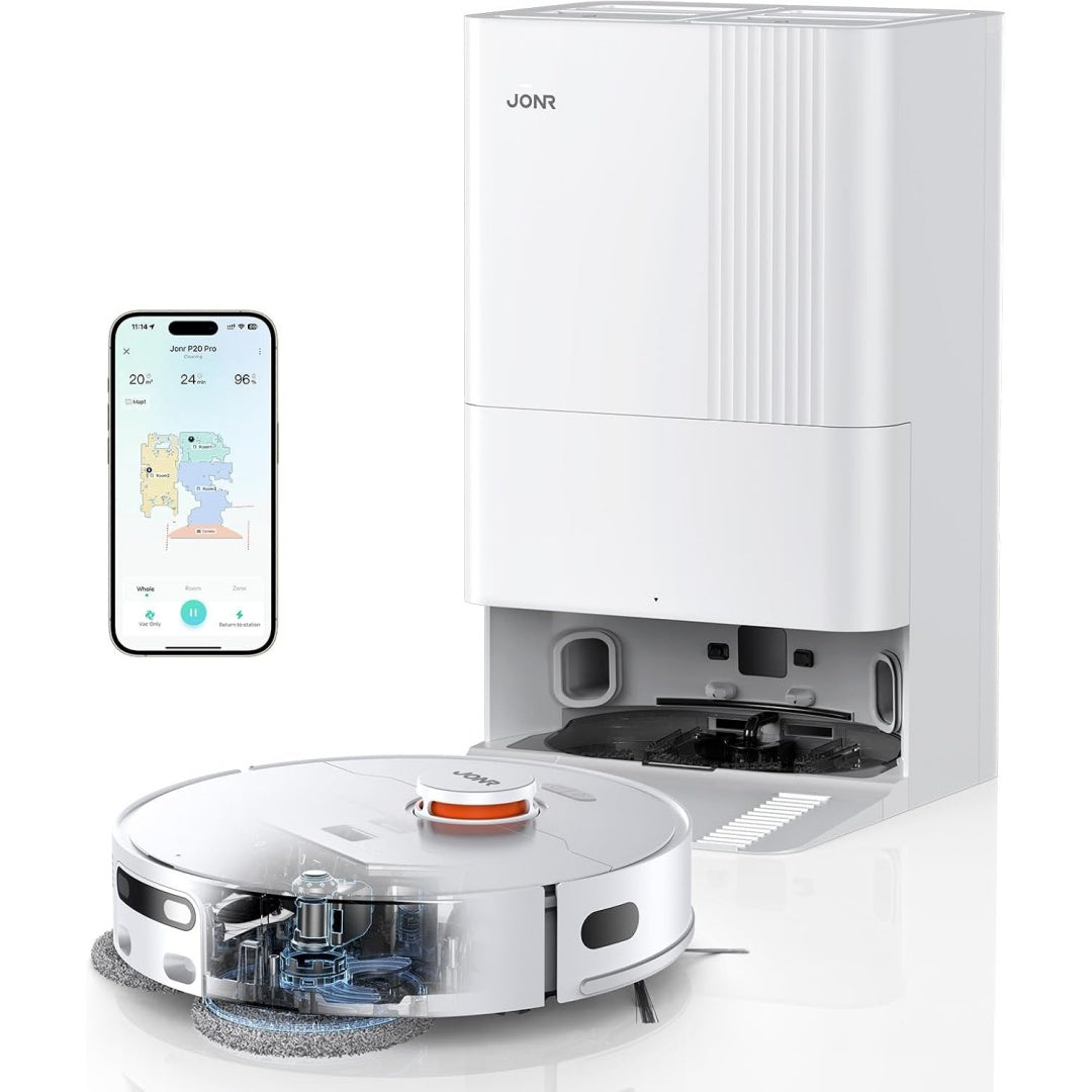 Aspirateur robotise associant une aspiration annoncee de 8150 Pa et le sechage a air chaud