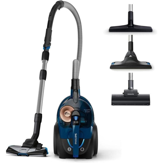 Aspirateur traineau alliant la collecte sans sac et la collecte des poils