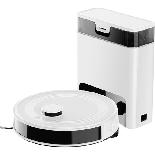 Ce robot aspirateur combine une detection des obstacles et un reglage par application